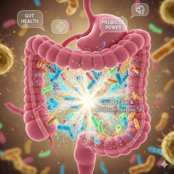 amerta pacific Tapioca resistant dextrins are powerful prebiotics, feeding beneficial gut bacteria and supporting overall digestive health.